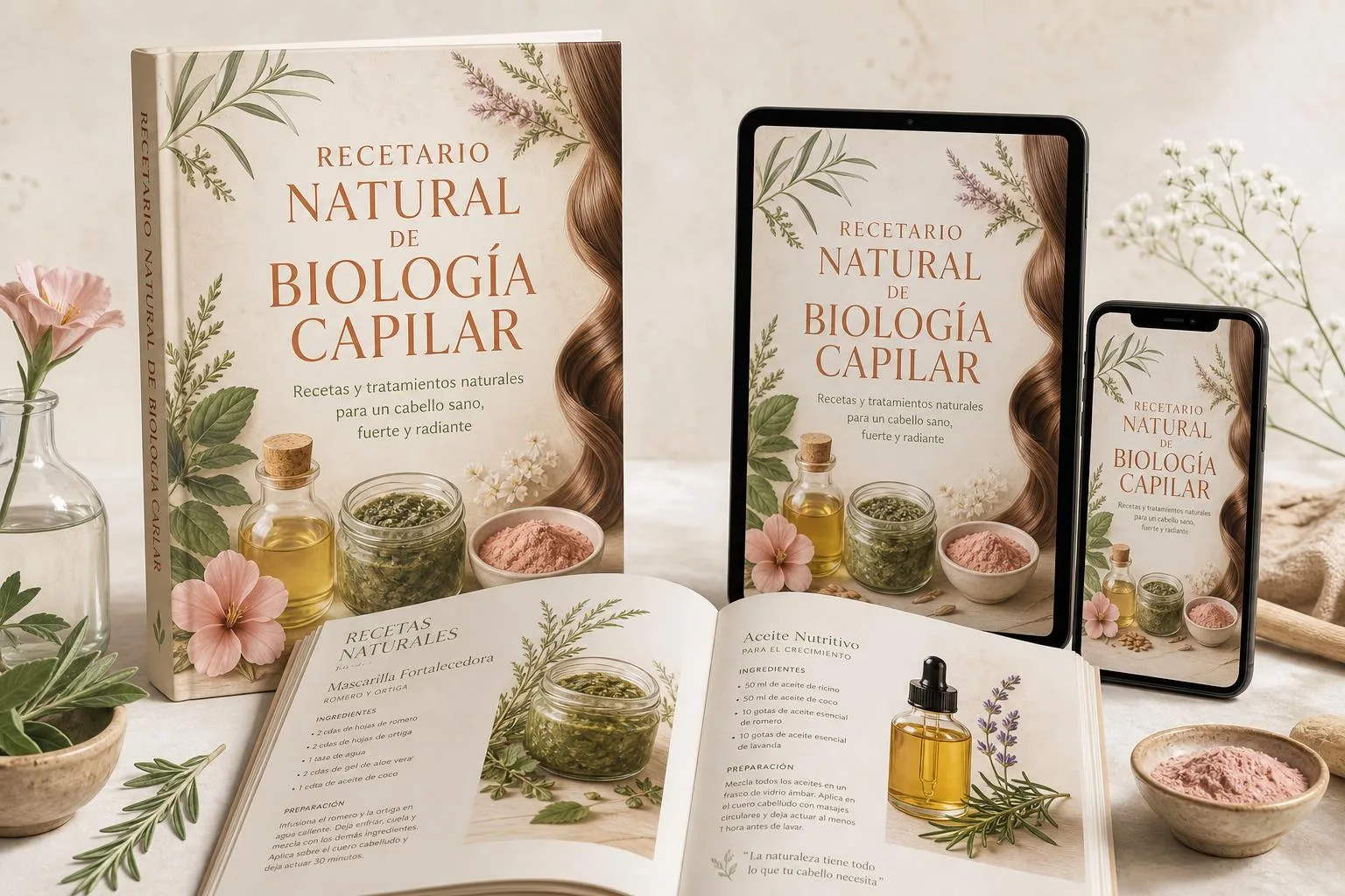 Recetario Natural de Biología Capilar